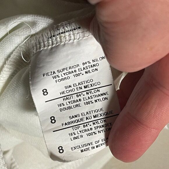 Anne Cole Tankini Swimsuit Top Polka Dot 8 - Picture 8 of 9